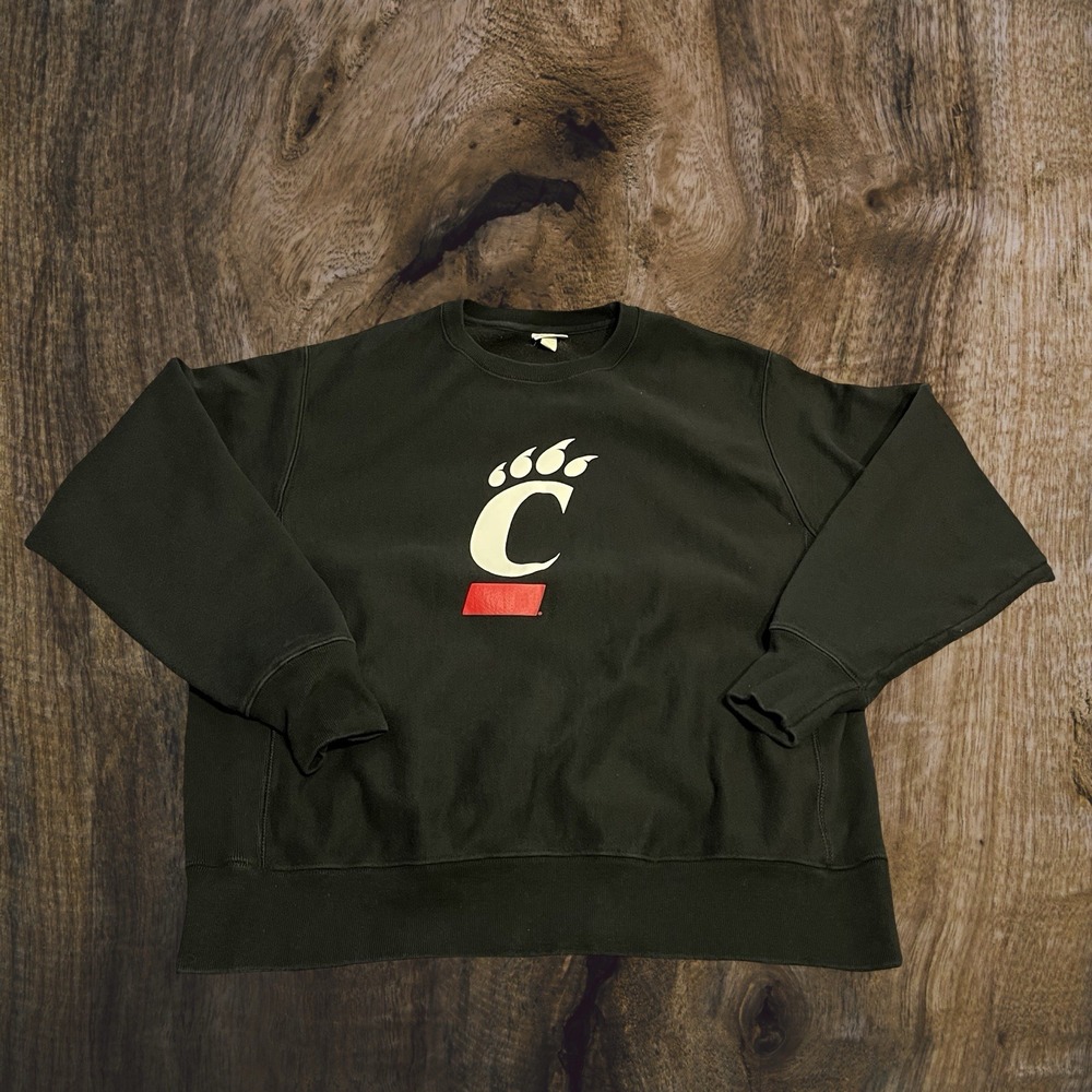 Champion Reverse Weave Cincinnati Bearcats‎ Crewneck Sweatshirt Large